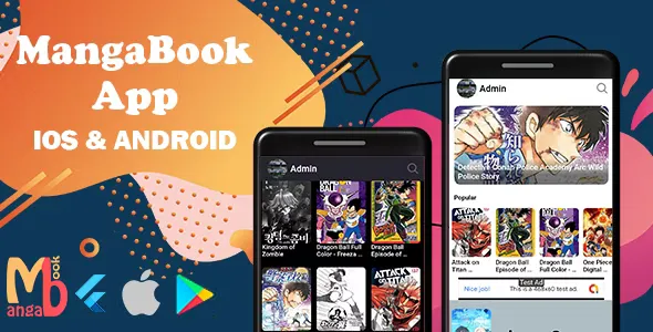 MangaBook v1.6.0 - Flutter Manga App with Admin Panel