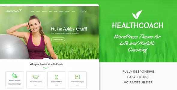 Health Coach v2.9 - Personal Trainer WordPress Theme