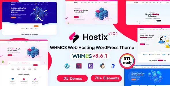Hostix v2.0 - Hosting WHMCS