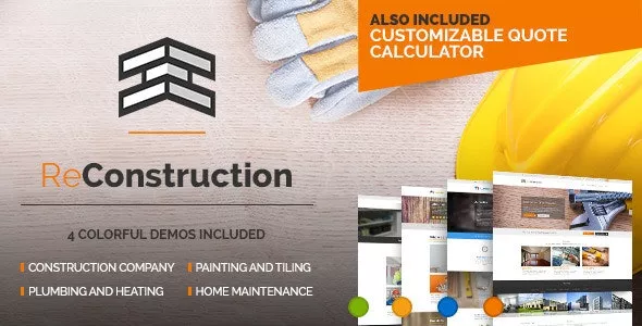 ReConstruction v1.4.3 - Contractor & Building Theme