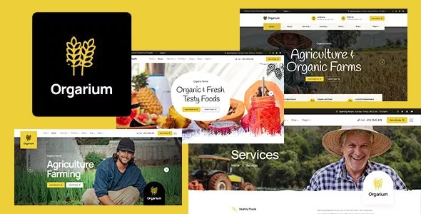 Orgarium v1.0.7 - Agriculture & Organic Farm WordPress Theme