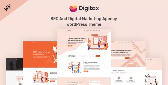 Digitax v1.1.5 - SEO & Digital Marketing Agency WordPress Theme