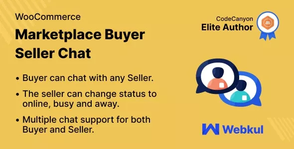 WordPress WooCommerce Marketplace Buyer Seller Chat Plugin v2.4.1