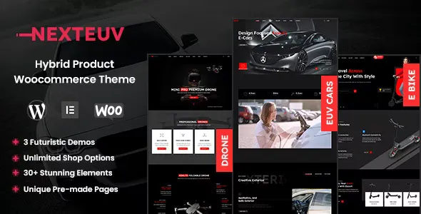 NextEuv v1.0.3 - EV Shop, Single Product Store
