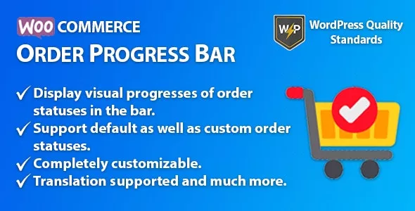 WooCommerce Order Progress Bar - Order Tracking