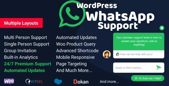 WordPress WhatsApp Support v2.5.0