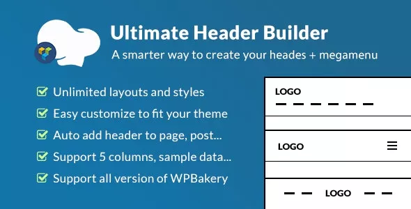 Ultimate Header Builder v1.8.2 - Addon WPBakery Page Builder