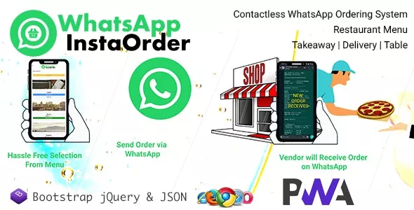 WhatsApp InstaOrder - ContactLess WhatsApp Ordering