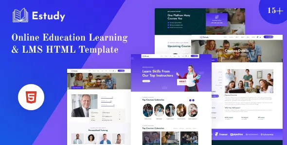 Estudy - Online Education Learning & LMS HTML Template