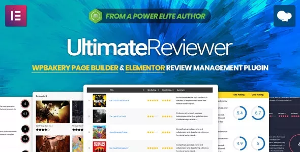 Ultimate Reviewer v2.8.1 - Elementor & WPBakery Page Builder Addon