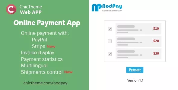 NodPay v1.1 - Online Payment App