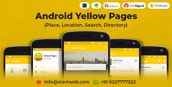 Android Yellow Pages (Place, Location, Search, Directory) v1.4