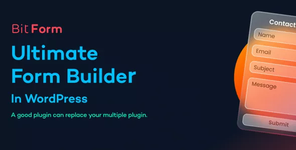 Bit Form Pro - Easiest Contact Form Builder Plugin for WordPress