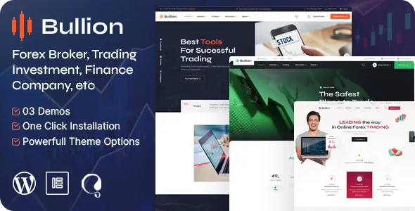 Bullion v1.3 - Forex Broker & Trading WordPress Theme