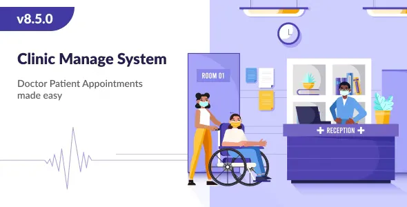 Clinic Management System v8.5.0 - Doctor Patient Appointment Management System Laravel