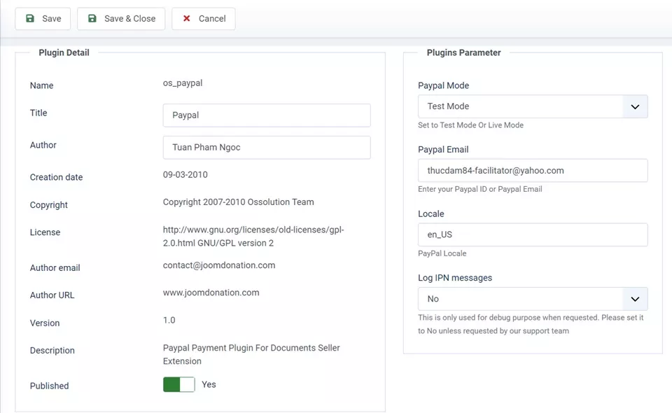 Documents Seller v7.1.2 - Joomla Files Seller