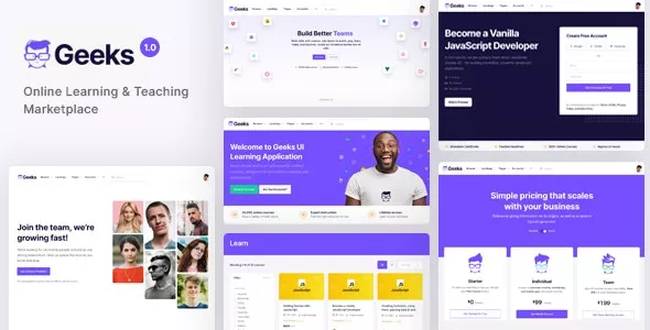 Geeks v1.2.24 - Online Learning Marketplace WordPress Theme