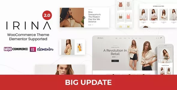 IRINA v2.0.7 - Elementor WooCommerce Theme