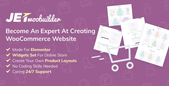 JetWooBuilder v2.1.14 - WooCommerce Addon for Elementor