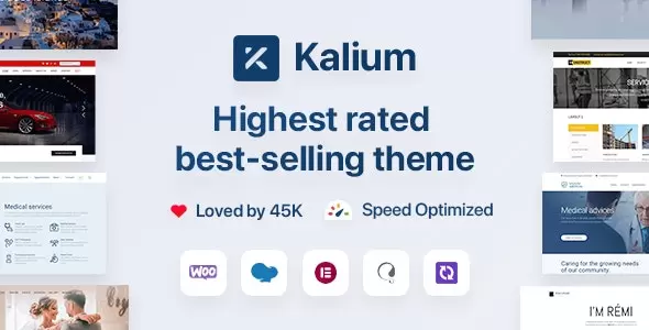 Kalium - Creative WordPress Theme for Professionals