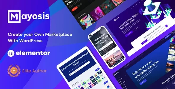 Mayosis v5.2 - Digital Marketplace WordPress Theme