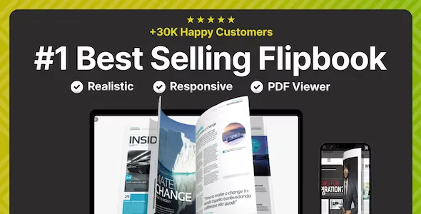 Real 3D FlipBook PDF Viewer WordPress Plugin