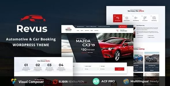 Revus v2.6.5 - Automotive & Car Rental WordPress Theme