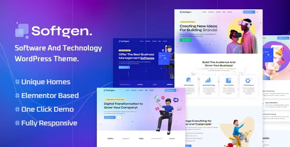 Softgen v1.0.1 - Software & Technology WordPress Theme