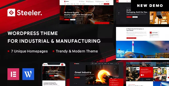 Steeler v3.0 - Industrial & Manufacturing WordPress Theme