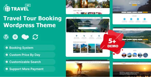 Travel Tour Booking WordPress Theme v2.0.9