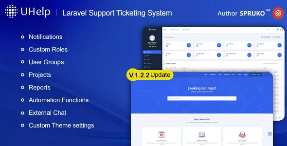 Uhelp v3.1.2 - Helpdesk Support Ticketing System