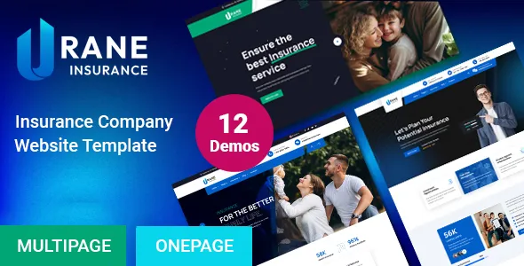 Urane v1.1 - Insurance Company HTML Template