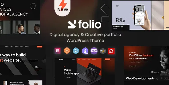 Webfolio v1.0.2 - Creative Portfolio & Digital Agency WordPress Elementor Theme