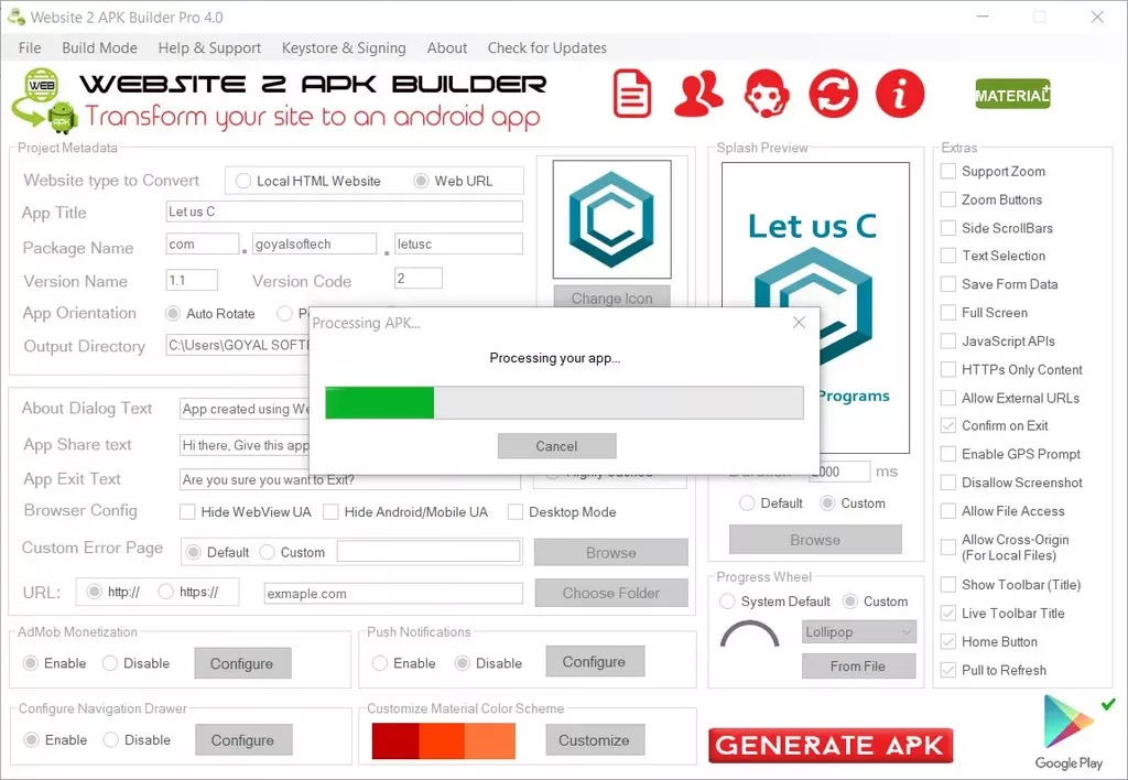 Website 2 APK Builder Pro v5.0
