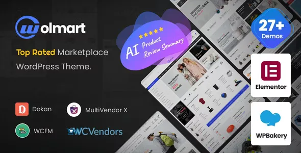 Wolmart - Multi-Vendor Marketplace WooCommerce Theme