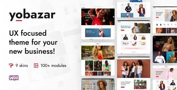 Yobazar v1.3.9 - Elementor Fashion WooCommerce Theme