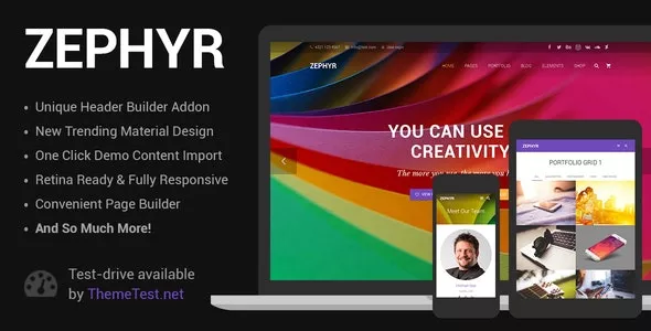 Zephyr - Material Design Theme