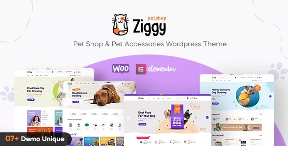 Ziggy v1.2.5 - Pet Shop WordPress Theme