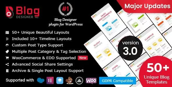 Blog Designer Pro for WordPress v3.4.8