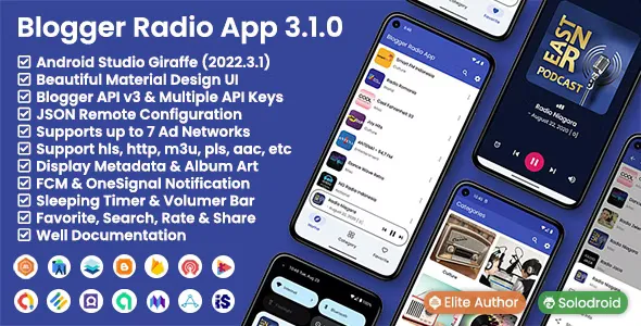 Blogger Radio App v3.1.0 - Blogger API