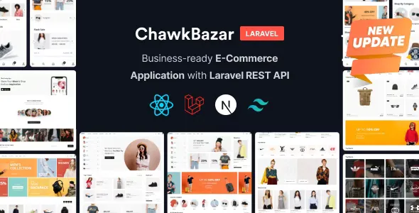 ChawkBazar Laravel v6.6.0 - React, Next, REST API Ecommerce with Multivendor