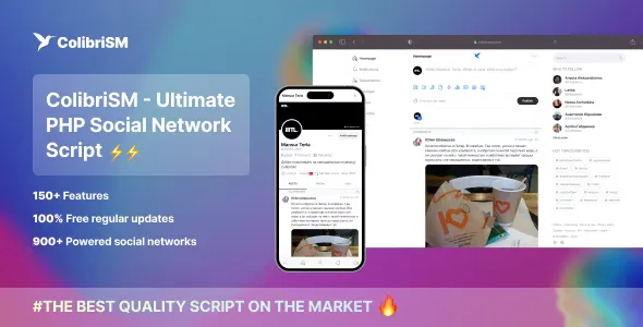 ColibriSM v1.4.3 - The Ultimate Social Network PHP Script