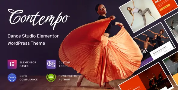 Contempo - Dance School WordPress Theme