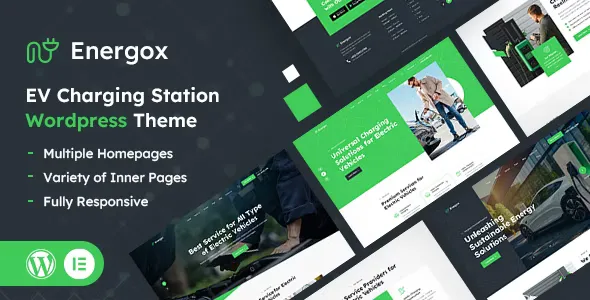 Energox v1.1 - EV Charging Station WordPress Theme