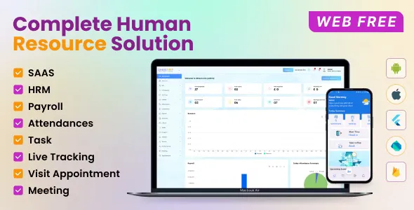 HRM v3.0 - Ultimate HR System App with Admin Panel