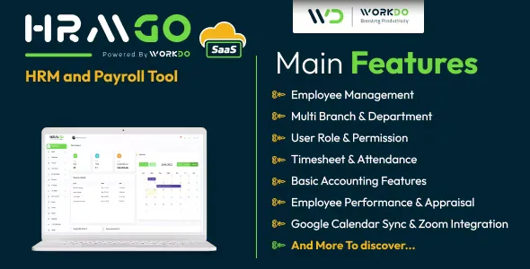 HRMGo SaaS v6.5 - HRM and Payroll Tool