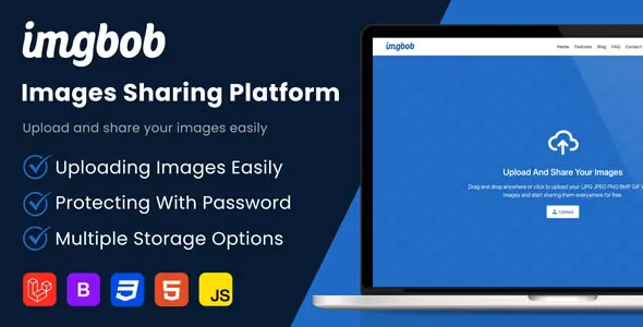 Imgbob v1.6 - Upload And Share Images Platform