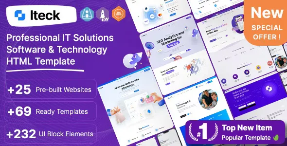 Iteck - Software & Technology HTML Template