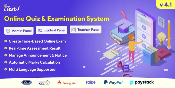 iTest v4.1 - Online Quiz & Examination System