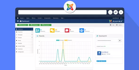 JoomSMS v1.2.8 - Send SMS / Text Messages Campaigns via Joomla